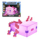 Minecraft Axolotl Light - Color Changing LED Night Lamp for Gaming Desk
