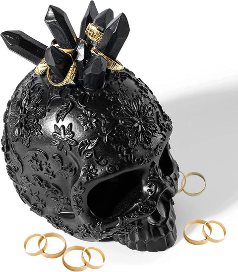 Skull﻿ Crystals Ring Holder