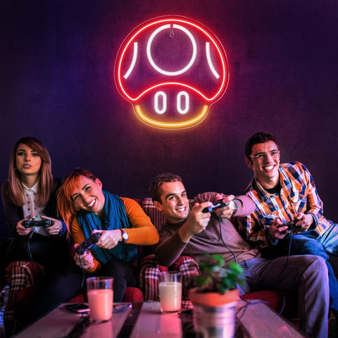 Gaming Neon Sign - LED Neon Light for Game Room Decoration | Teen Gamer Gift