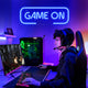 Gaming Neon Sign - LED Neon Light for Game Room Decoration | Teen Gamer Gift