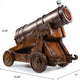 Cannon Wine & Whiskey Decanter Set, Handmade Extra Large Vintage Replica 750ml Decanter 21"