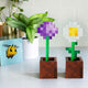 Minecraft Flower Pot Lights – Daisy & Allium LED Mood Lights for Gaming Room Decor