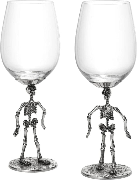 Stemmed Skeleton Wine Glass