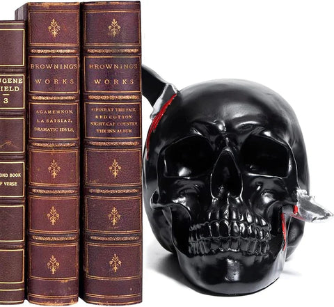 Skull Book End Gothic