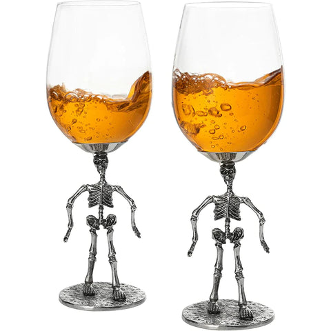 Stemmed Skeleton Wine Glass