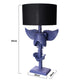 Skeleton with Wings Lamp 25" H Halloween Skeleton Desk Table Lamp  (Purple Lavender)