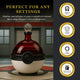 Pocket Ball Decanter Set | 18.6oz | Whiskey Bourbon Glasses