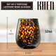 Khen Tortoise Leopard Wine Glasses - Set of 2
