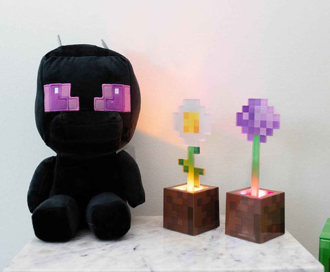Minecraft Flower Pot Lights – Daisy & Allium LED Mood Lights for Gaming Room Decor