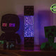 Minecraft Nether Portal Lamp - LED Glitter Motion Light | Bedside Table Decor