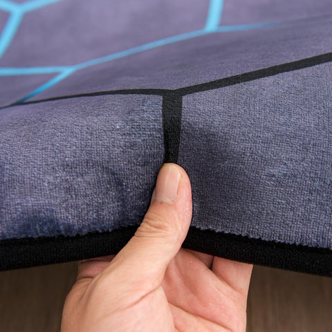 NTBED Game Console Area Rug for Bedroom Sofa Playroom Gaming Geometric Bedside Rugs Gamer Decorative Floor Mat Carpet (3x5 Feet, Blue)