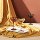 Vintage Art Deco Coupe for Champagne, Martini, Cocktails | Set of 6 | 7 oz (Muted)