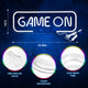 Gaming Neon Sign - LED Neon Light for Game Room Decoration | Teen Gamer Gift