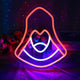 Assassin Neon Sign - Dimmable USB Powered Neon Wall Decor for Game Room & Bedroom