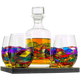 Artisanal Hand Painted Glassware Gift - Mothers Day