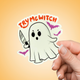 Try Me Witch Sticker