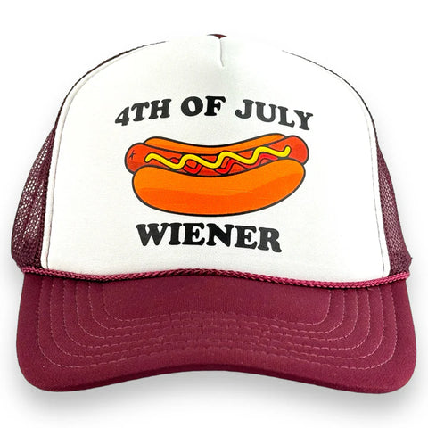 4th of July Wiener Hat Printed