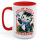 Full Of Rage And Anxiety Kitty Mug