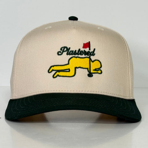 Plastered Golf Hat Funny Golf Hat Party Hat Drinking Golf Cap