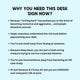 Opossums At Work Desk Flip Sign