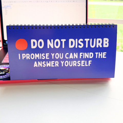 Honest Work Statuses Desk Flip Sign