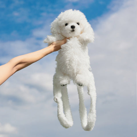 Poodle Dog Backpack – Plush Puppy Bag for Daily Use