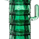 Cactus Stackable Glasses, Stacktus Gifts, Set of 6-10 oz Cactus Shape Glasses With Handles