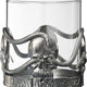 Skull & Snake Pewter Whiskey, Wine, Beer & Water Drinking Glass -12.5oz Set of 2