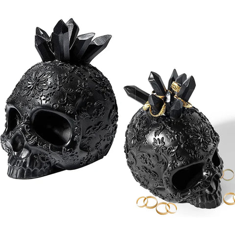 Skull﻿ Crystals Ring Holder