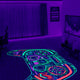 Gaming Rug Boys – Blacklight Glow In Dark Carpet | Non Slip Play Rug 60x39