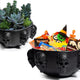 Halloween MultiSkull Candy Dish Trick or Treat Bowl & Plant Planter Pot 6"