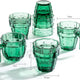 Cactus Stackable Glasses, Stacktus Gifts, Set of 6-10 oz Cactus Shape Glasses With Handles