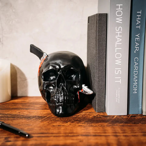 Skull Book End Gothic