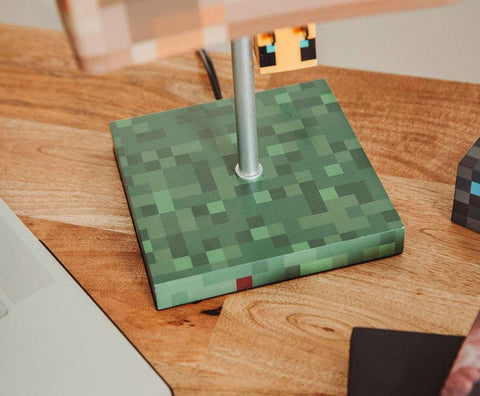 Minecraft Bee Lamp - Yellow Bee Nest Mood Light with 3D Puller | Kids Desk Lamp