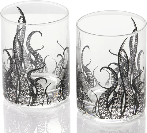 Octopus Tentacle Whiskey Glassware