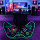 Gaming Rug Boys – Blacklight Glow In Dark Carpet | Non Slip Play Rug 60x39