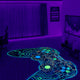 Gaming Rug Boys – Blacklight Glow In Dark Carpet | Non Slip Play Rug 60x39