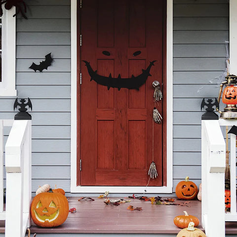 Halloween Bat Ghost Post Cap for 4x4 Wood Fence Post