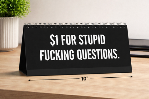 Today's F*cking Mood Desk Sign for People That Like To Say F*ck