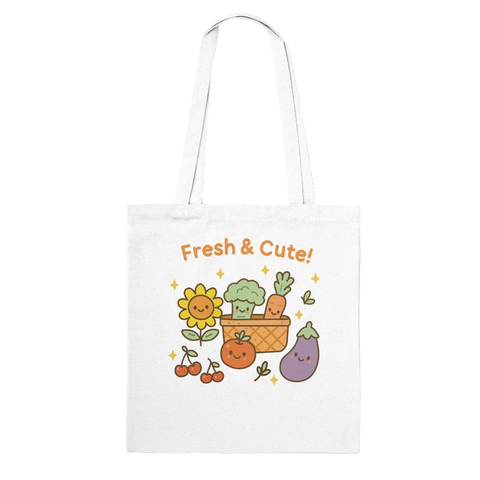 Kawaii Farmer's Market Tote Bag