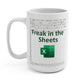 Freak In Sheets Excel Mug