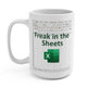 Freak In Sheets Excel Mug