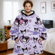 Kuromi Hello Kitty Wearable Blanket Hoodie for Kids & Adults | OLM Toys