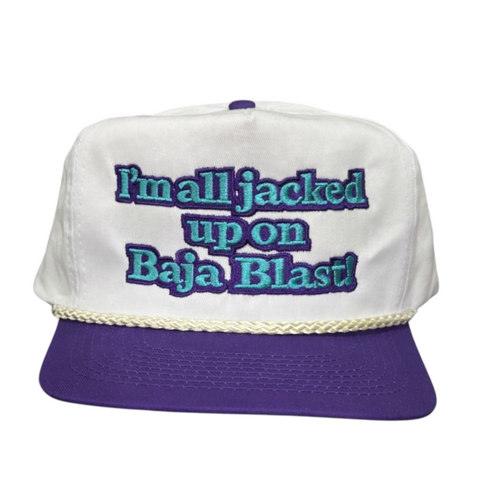 I’m All Jacked Up on That Blue Drink Funny Meme Hat