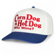 Corn Dog vs Hot Dog Who Wins? Funny Food Debate Trucker Hat July 4