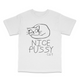 Nice Pussy Cat Funny Meme T-Shirt Viral Cat Joke Shirt, Adult Humor Novelty Tee