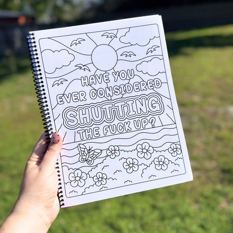 Cute, But Full of F'ing Rage Coloring Book