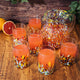 Hand Blown Mexican Drinking Glasses and Pitcher – Set of 6