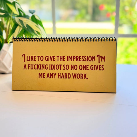 Please Lower Your Expectations Men of the Office Desk Flip Sign