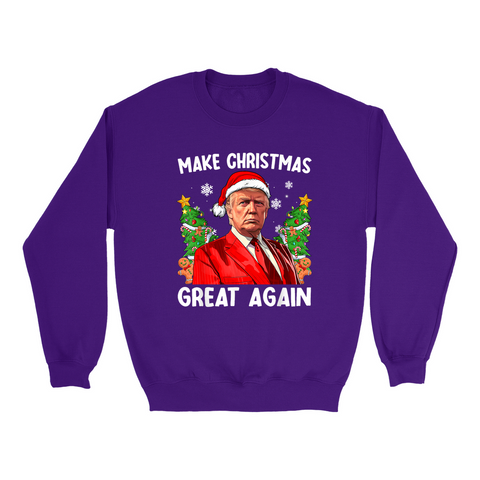 Make Christmas Great Again Trump Ugly Sweater